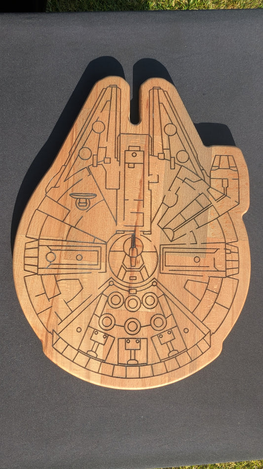 Malenium Falcon Serving Board