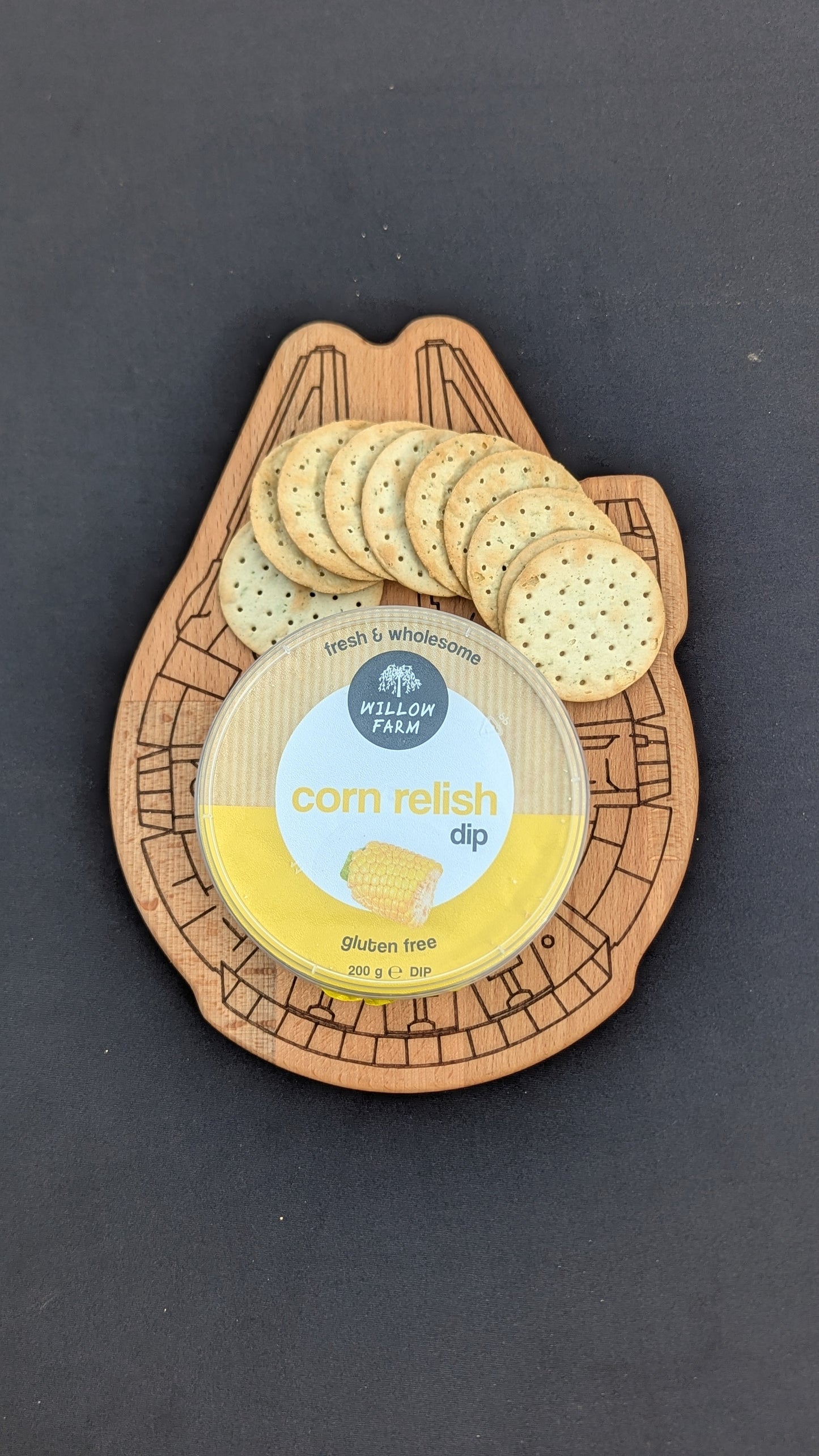 Malenium Falcon Serving Board