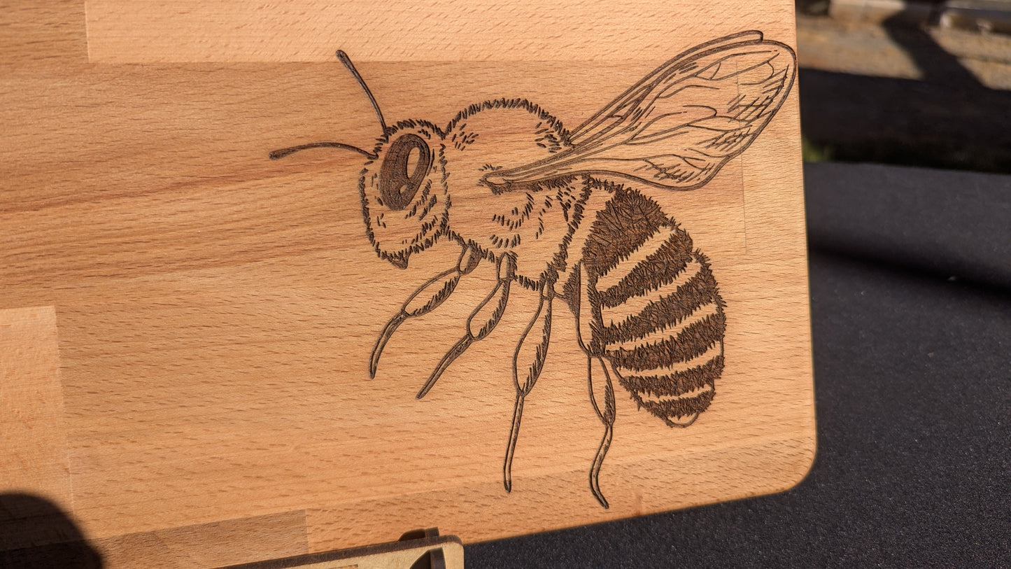 Bee Engraved Board