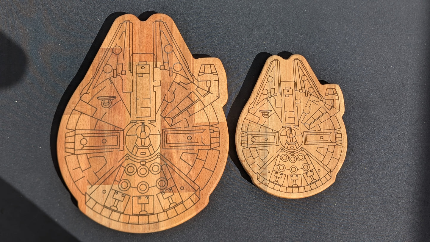 Malenium Falcon Serving Board