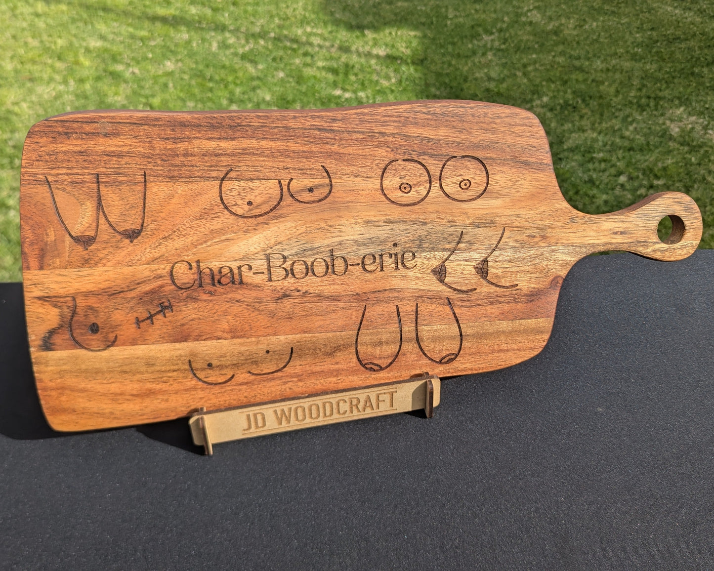Char-Boob-Erie Engraved Paddle