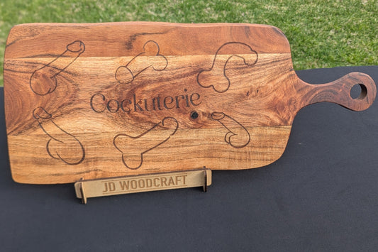 Cockuterie Engraved Paddle