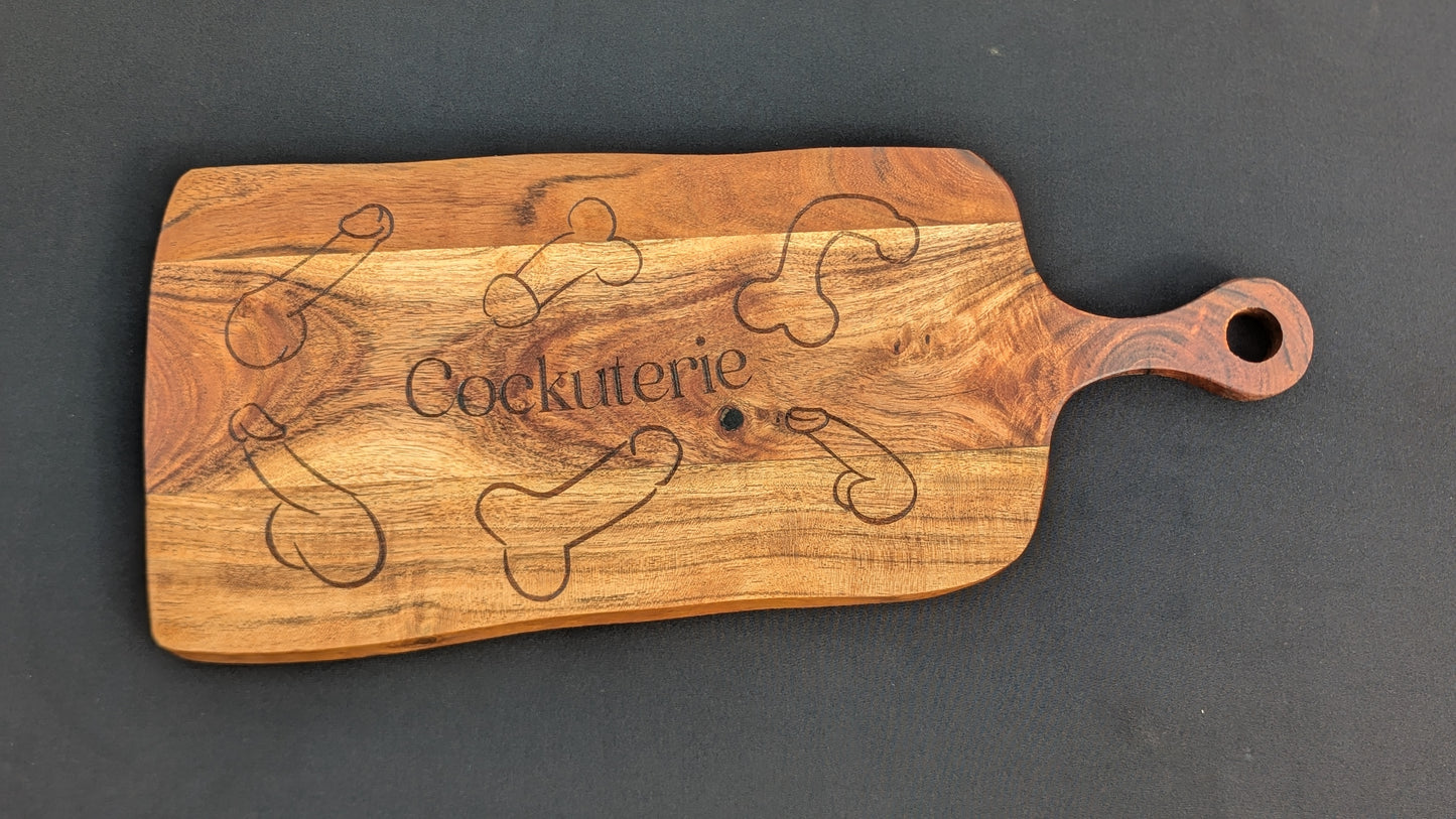 Cockuterie Engraved Paddle