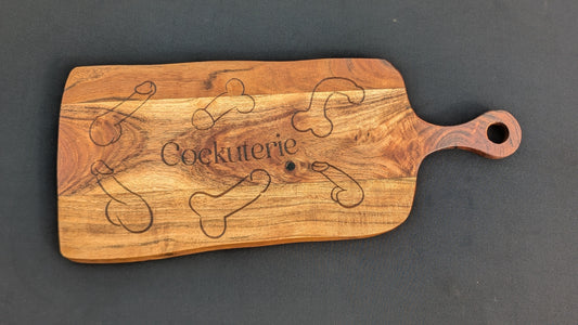 Cockuterie Engraved Paddle